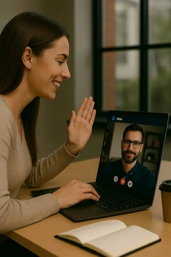 Team planning session visualizing the evolution from MVP to version 1.0 using sticky notes to define priorities and next steps in software development.